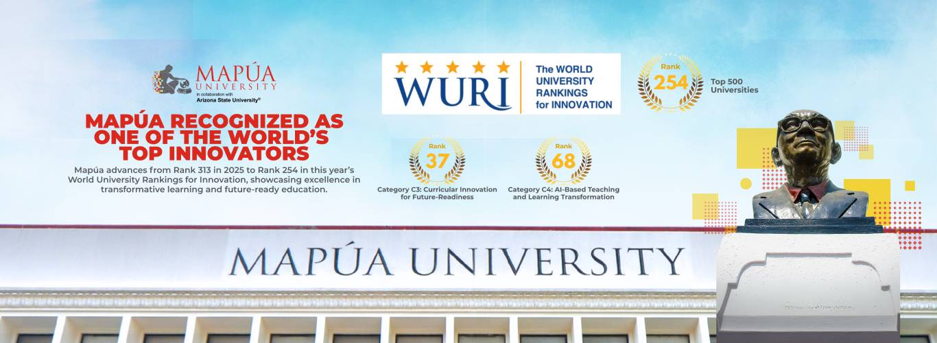 Mapúa University Ranks 254th in 2026 WURI Top 500 Innovative Universities